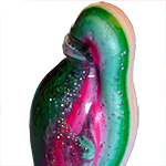 Colorful example of foaming elephant toothpaste activity