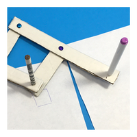 Pantograph device made from cardboard - Art Science Experiments