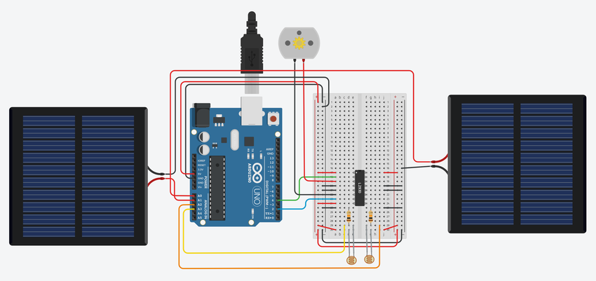 arduino satellite circuit