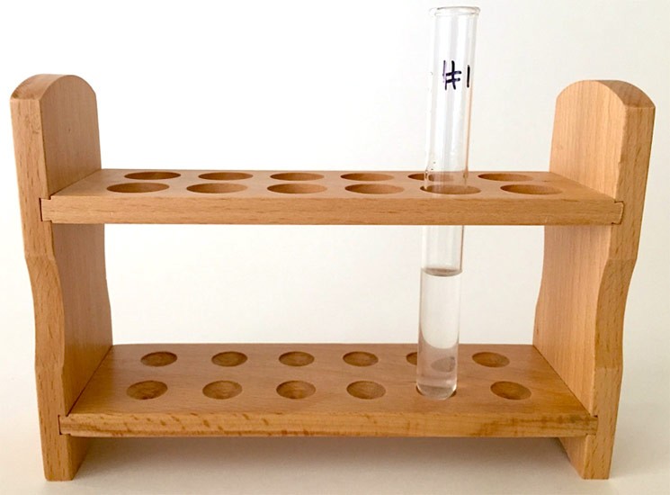 Fill your test tube 1/3 full