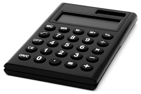 Picture of a basic calculator