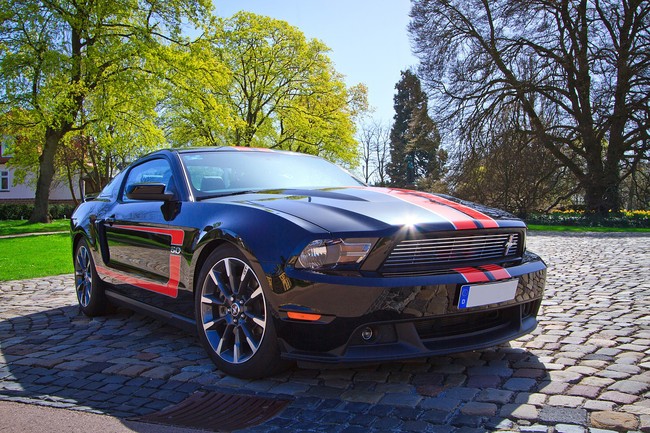 a Ford mustang