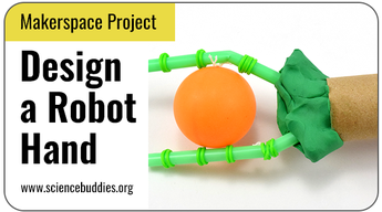 Makerspace STEM: Example of robot hand activity