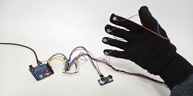 arduino VR haptic glove