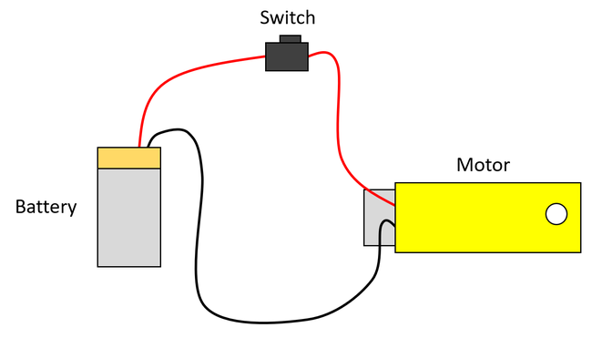 circuit diagram for the jumping robot