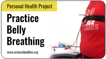 Personal Health Science Projects: Breathing monitor with Arduino to train people to belly breathe