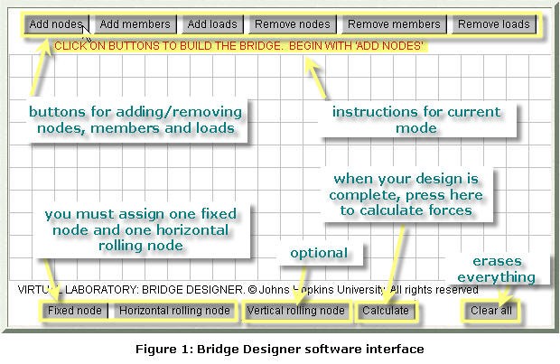 Bridge Designer software interface screen