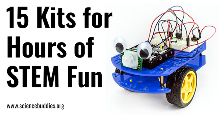 15 Kits for Hours of STEM Fun - 15 kits highlighted for STEM gift giving and STEM wish lists