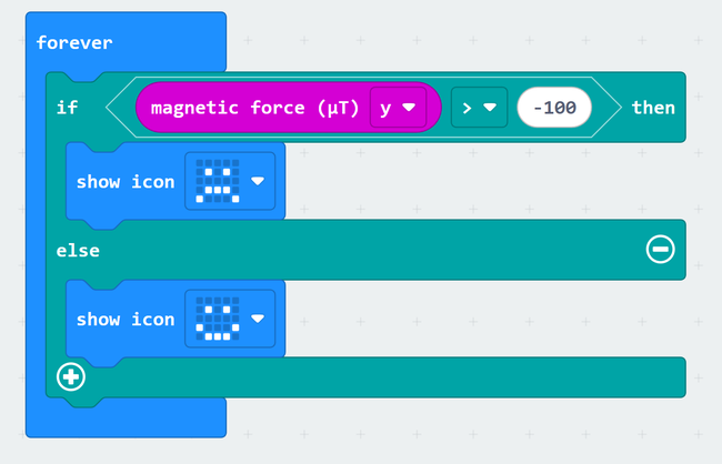 microbit magnetic alarm