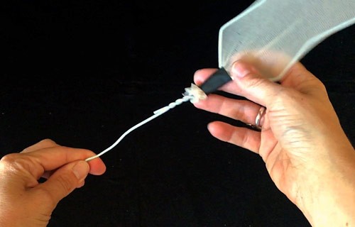 straighten the hook 