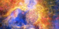 NASA Telescopes Create Colorful ‘Craft’ From Nearby Nebula