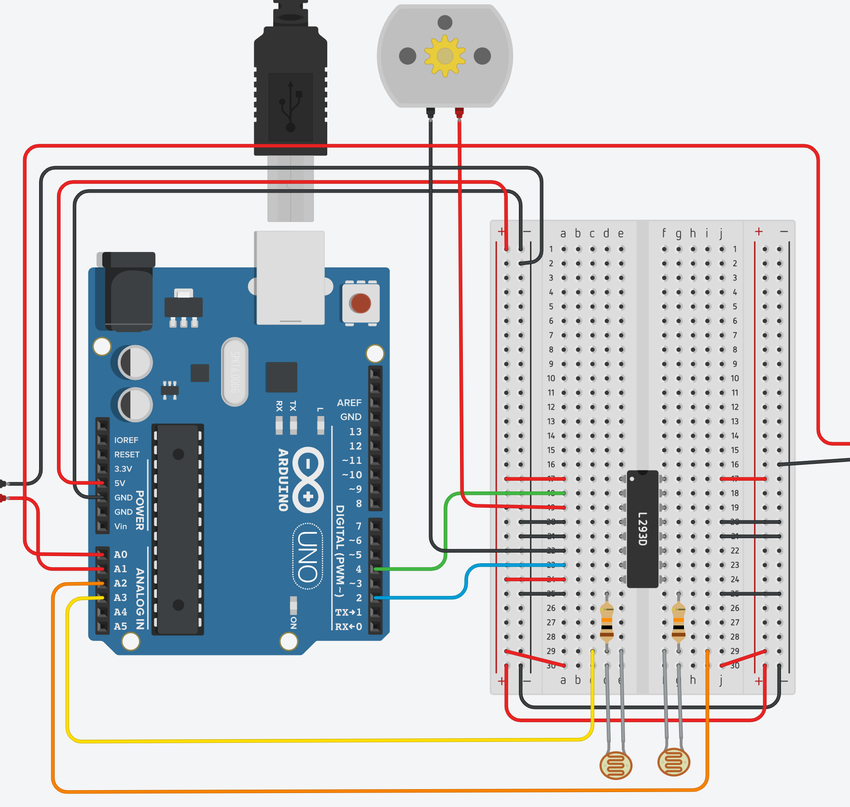arduino satellite breadboard diagram