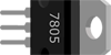 Breadboard diagram symbol for an LM7805 voltage regulator
