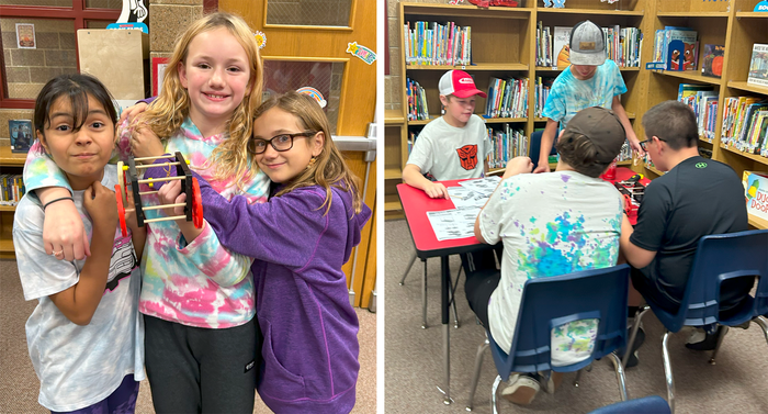 Some students in STEM club took part in the 2024 Engineering Challenge