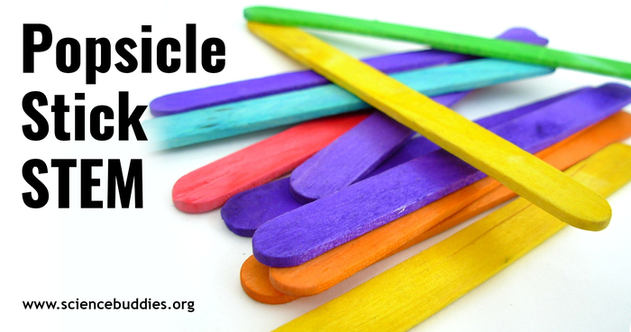 Colorful popsicle sticks - a Collection of STEM and Science Projects with Popsicle Sticks