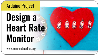 Arduino Science Projects: Wearable Heart Rate Monitor with LED lights