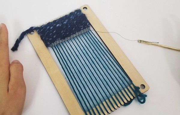 Patch of conductive thread