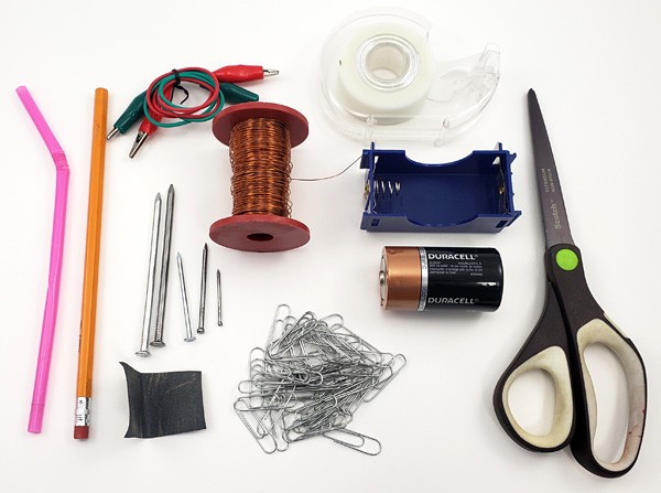 Materials used to create an electromagnet