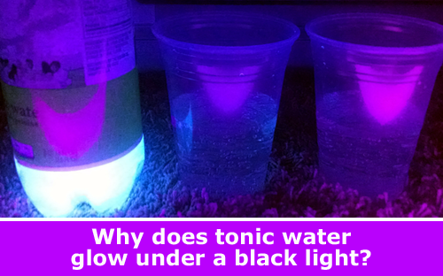 See tonic water glow under a black light / Hand-on STEM experiment
