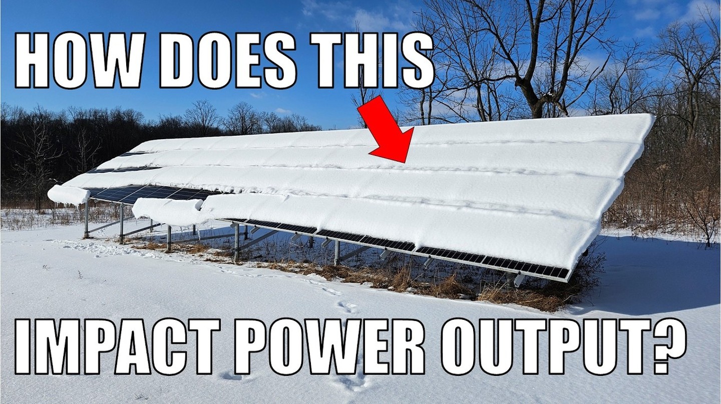 How Does Snow Cover Affect Solar Panel Power Output? | Science Project