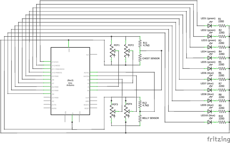 Arduino breathing circuit diagram 
