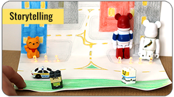 Storytelling paper circuit example