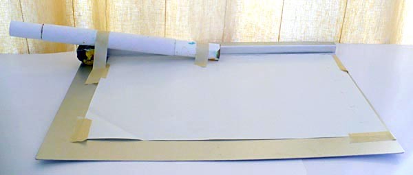 Homemade satellite launcher used in the Satellite Science astronomy project