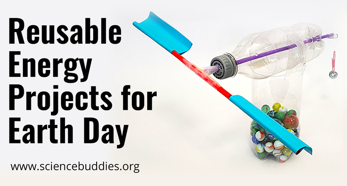 Wind turbine made with a plastic bottle - Reusable Energy Science Projects for Earth Day